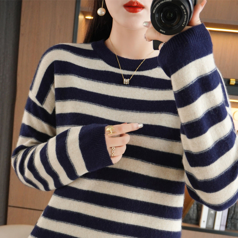 Women's Long Sleeve Loose Western Style Sweater